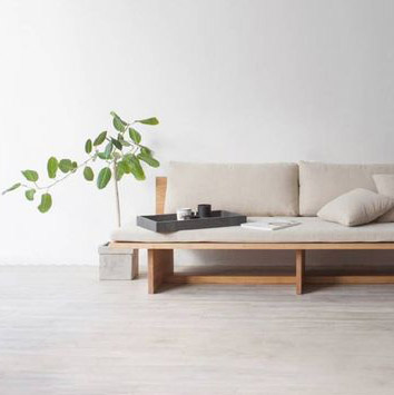 sofa minimaliste inspiration wai sabi