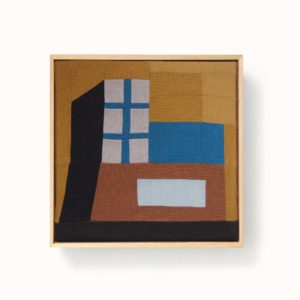 maison Bauhaus fenêtre bleu