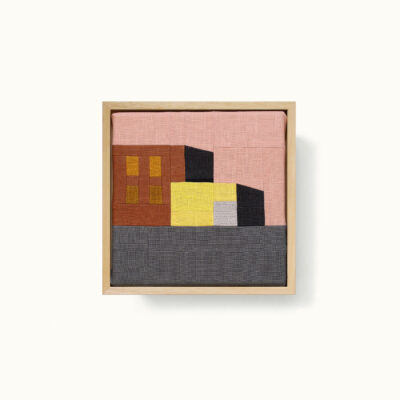 patchwork architecture moderniste en lin